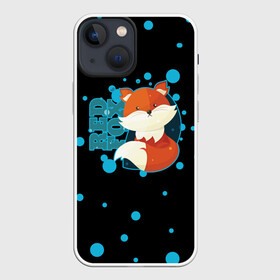 Чехол для iPhone 13 mini с принтом Пушистая лиса в Белгороде,  |  | Тематика изображения на принте: зверь | красный | легенда | лис | лиса | милые | миф | радуга | символ | сказка | существо | яркие
