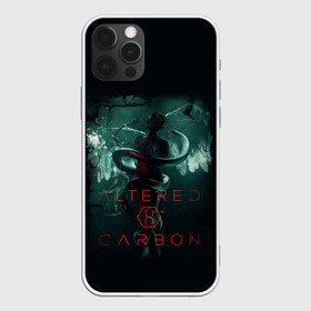 Чехол для iPhone 12 Pro с принтом Altered Carbon в Белгороде, силикон | область печати: задняя сторона чехла, без боковых панелей | Тематика изображения на принте: altere | будущее | бэнкрофт | видоизмененный углерод | генетика | джеймс пьюрфой | ковач | марта игареда | наука | неонуар | ортега | ричард морган | фантастика | футуризм | юэль киннаман