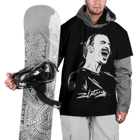 Накидка на куртку 3D с принтом Zlatan Ibrahimovic в Белгороде, 100% полиэстер |  | Тематика изображения на принте: football | златан ибрагимович | игрок | сборная швеции | футбол | футболист