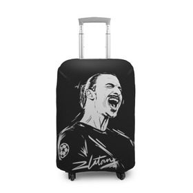 Чехол для чемодана 3D с принтом Zlatan Ibrahimovic в Белгороде, 86% полиэфир, 14% спандекс | двустороннее нанесение принта, прорези для ручек и колес | football | златан ибрагимович | игрок | сборная швеции | футбол | футболист