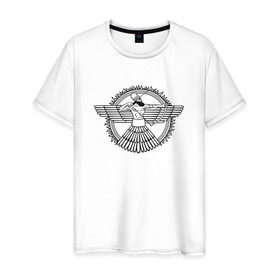 Мужская футболка хлопок с принтом Assyrian в Белгороде, 100% хлопок | прямой крой, круглый вырез горловины, длина до линии бедер, слегка спущенное плечо. | 
