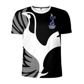 Мужская футболка 3D спортивная с принтом Tottenham Exclusive в Белгороде, 100% полиэстер с улучшенными характеристиками | приталенный силуэт, круглая горловина, широкие плечи, сужается к линии бедра | hotspur | тоттенхэм | тоттэнхэм | форма | хотспур