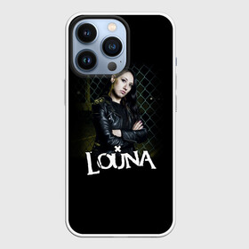 Чехол для iPhone 13 Pro с принтом Louna в Белгороде,  |  | Тематика изображения на принте: louna | альтернативный | вит | виталий демиденко | група | группа | леонид кинзбурский | лу | луна | лусинэ геворкян | метал | ню | нюметал | панк | панкрок | пилот | рок | ру | рубен казарьян | серж