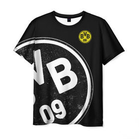 Мужская футболка 3D с принтом Borussia Dortmund Exclusive в Белгороде, 100% полиэфир | прямой крой, круглый вырез горловины, длина до линии бедер | боруссия | дортмунд
