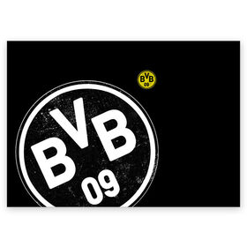 Поздравительная открытка с принтом Borussia Dortmund Exclusive в Белгороде, 100% бумага | плотность бумаги 280 г/м2, матовая, на обратной стороне линовка и место для марки
 | Тематика изображения на принте: боруссия | дортмунд