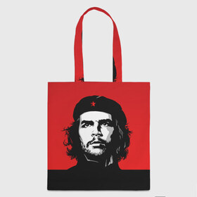 Сумка 3D повседневная с принтом Che Guevara в Белгороде, 100% полиэстер | Плотность: 200 г/м2; Размер: 34×35 см; Высота лямок: 30 см | 