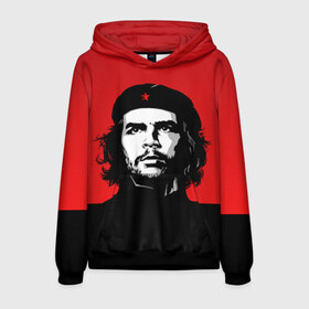 Мужская толстовка 3D с принтом Che Guevara в Белгороде, 100% полиэстер | двухслойный капюшон со шнурком для регулировки, мягкие манжеты на рукавах и по низу толстовки, спереди карман-кенгуру с мягким внутренним слоем. | 