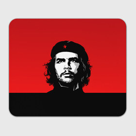 Коврик прямоугольный с принтом Che Guevara в Белгороде, натуральный каучук | размер 230 х 185 мм; запечатка лицевой стороны | 
