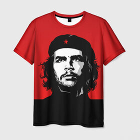 Мужская футболка 3D с принтом Che Guevara в Белгороде, 100% полиэфир | прямой крой, круглый вырез горловины, длина до линии бедер | 