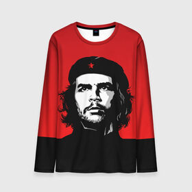 Мужской лонгслив 3D с принтом Che Guevara в Белгороде, 100% полиэстер | длинные рукава, круглый вырез горловины, полуприлегающий силуэт | 