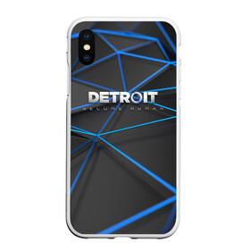 Чехол для iPhone XS Max матовый с принтом Detroitbecome human в Белгороде, Силикон | Область печати: задняя сторона чехла, без боковых панелей | connor | cyberlife | detroit become human | deviant | kara | markus | ps4 | rk800 |  detroit: become human | детроит | детроит: стать человеком | игры | кара | коннор | конор | кэра | маркус | пиратs | эксклюзив