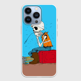 Чехол для iPhone 13 Pro с принтом Скелетон геодезист в Белгороде,  |  | Тематика изображения на принте: surveyor | геодезист | геодезия | скелет | скелетон