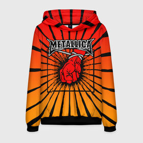Мужская толстовка 3D с принтом Metallica в Белгороде, 100% полиэстер | двухслойный капюшон со шнурком для регулировки, мягкие манжеты на рукавах и по низу толстовки, спереди карман-кенгуру с мягким внутренним слоем. | Тематика изображения на принте: anger | fans | metall | metallica | st | альбом | альбома | группа | логотип | металл | металлика | обложка | фанат