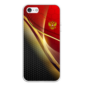 Чехол для iPhone 5/5S матовый с принтом RUSSIA SPORT Red and Black в Белгороде, Силикон | Область печати: задняя сторона чехла, без боковых панелей | abstract | design | geometry | hexagon | red and black | russia | sport | texture | абстракция | геометрия | герб | дизайн | патриот | патриотизм | россия | русский | соты | спорт | текстура | шестиугольники