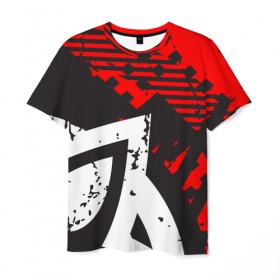 Мужская футболка 3D с принтом Grunge Art в Белгороде, 100% полиэфир | прямой крой, круглый вырез горловины, длина до линии бедер | art | grunge | lines | арт | гранж | линии | полосы | пятна | фигуры