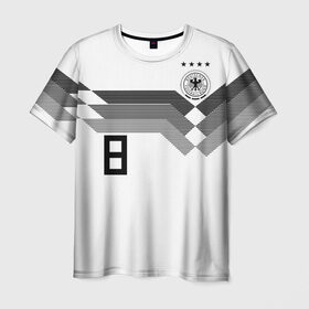 Мужская футболка 3D с принтом Kross home WC 2018 в Белгороде, 100% полиэфир | прямой крой, круглый вырез горловины, длина до линии бедер | cup | fifa | russia | world | германия | кросс | мира | россия | тони | фифа | чемпионат | чемпионы