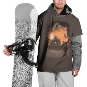 Накидка на куртку 3D с принтом Твин Пикс в Белгороде, 100% полиэстер |  | Тематика изображения на принте: twin peaks | детектив | драма | сериалы | твин пикс | триллер | фантастика
