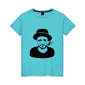 Женская футболка хлопок с принтом Агата Кристи в Белгороде, 100% хлопок | прямой крой, круглый вырез горловины, длина до линии бедер, слегка спущенное плечо | агата кристи | группа | самойлов
