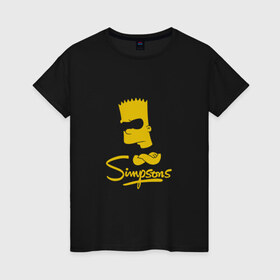 Женская футболка хлопок с принтом Simpsons в Белгороде, 100% хлопок | прямой крой, круглый вырез горловины, длина до линии бедер, слегка спущенное плечо | bart | cимпсоны | doh | family | homer | lisa | meh | school | simpsons | springfield | анимация | барт | гомер | желтый | комедия | лентяй | лиза | мардж | мульт | мультфильм | мэгги | отец | пончик | ребенок | родители | семья | сериал