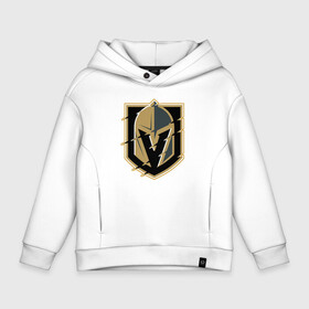 Детское худи Oversize хлопок с принтом Vegas Golden Knights в Белгороде, френч-терри — 70% хлопок, 30% полиэстер. Мягкий теплый начес внутри —100% хлопок | боковые карманы, эластичные манжеты и нижняя кромка, капюшон на магнитной кнопке | Тематика изображения на принте: nhl | stanley cup | vegas golden knights | vegas knights | вегас голден найтс | вегас найтс | кубок стенли | кубок стэнли | нхл | хоккей | хоккейный клуб