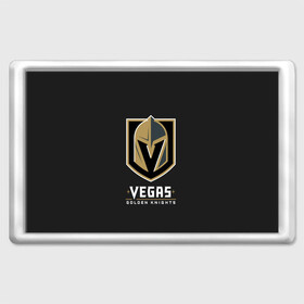 Магнит 45*70 с принтом Vegas Golden Knights в Белгороде, Пластик | Размер: 78*52 мм; Размер печати: 70*45 | Тематика изображения на принте: 