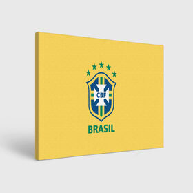 Холст прямоугольный с принтом Сборная Бразилии в Белгороде, 100% ПВХ |  | Тематика изображения на принте: сборная бразилии | футбол