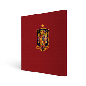 Холст квадратный с принтом Сборная Испании в Белгороде, 100% ПВХ |  | сборная испании | футбол