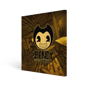 Холст квадратный с принтом Bendy and the ink machine (33) в Белгороде, 100% ПВХ |  | bendy | bendy and the ink machine | бенди | бенди и чернильная машина