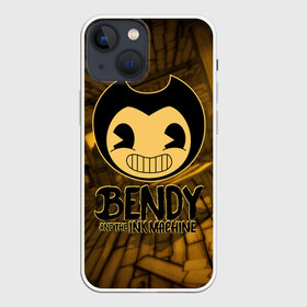 Чехол для iPhone 13 mini с принтом Bendy and the ink machine (33) в Белгороде,  |  | Тематика изображения на принте: bendy | bendy and the ink machine | бенди | бенди и чернильная машина