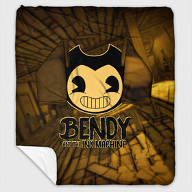 Плед с рукавами с принтом Bendy and the ink machine (33) в Белгороде, 100% полиэстер | Закругленные углы, все края обработаны. Ткань не мнется и не растягивается. Размер 170*145 | bendy | bendy and the ink machine | бенди | бенди и чернильная машина