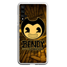 Чехол для Honor 20 с принтом Bendy and the ink machine (33) в Белгороде, Силикон | Область печати: задняя сторона чехла, без боковых панелей | bendy | bendy and the ink machine | бенди | бенди и чернильная машина