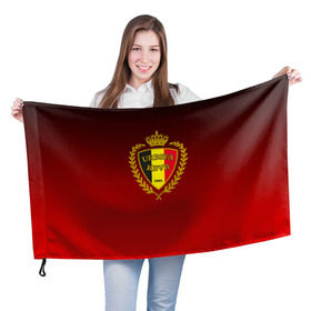 Флаг 3D с принтом Сборная Бельгии в Белгороде, 100% полиэстер | плотность ткани — 95 г/м2, размер — 67 х 109 см. Принт наносится с одной стороны | сборная бельгии | футбол  | чемпионат мира