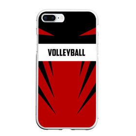 Чехол для iPhone 7Plus/8 Plus матовый с принтом Volleyball в Белгороде, Силикон | Область печати: задняя сторона чехла, без боковых панелей | sport | volleyball | волейбол | спорт