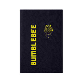 Обложка для паспорта матовая кожа с принтом Bumblebee в Белгороде, натуральная матовая кожа | размер 19,3 х 13,7 см; прозрачные пластиковые крепления | Тематика изображения на принте: bumblebee | бамблби | герой | камаро | прайм | трансформеры | фильм | шевроле