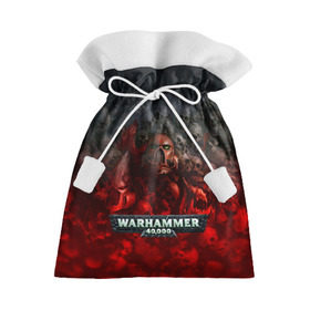Подарочный 3D мешок с принтом Warhammer 40000: Dawn Of War в Белгороде, 100% полиэстер | Размер: 29*39 см | relic entertainment | warhammer 40000: dawn of war | черепа