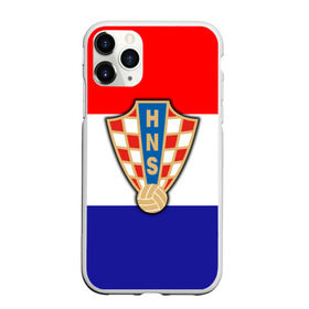 Чехол для iPhone 11 Pro матовый с принтом Сборная Хорватии флаг в Белгороде, Силикон |  | европы | хорватия | чемпионат мира | чм