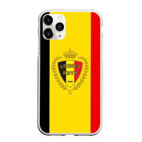 Чехол для iPhone 11 Pro матовый с принтом Сборная Бельгии флаг в Белгороде, Силикон |  | бельгия | европы | мира | чемпионат | чм