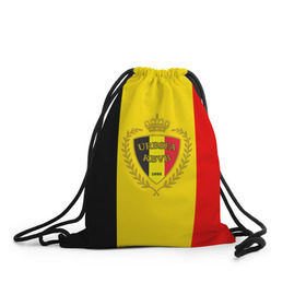 Рюкзак-мешок 3D с принтом Сборная Бельгии флаг в Белгороде, 100% полиэстер | плотность ткани — 200 г/м2, размер — 35 х 45 см; лямки — толстые шнурки, застежка на шнуровке, без карманов и подкладки | бельгия | европы | мира | чемпионат | чм