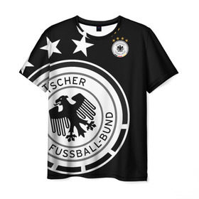 Мужская футболка 3D с принтом Сборная Германии Exclusive в Белгороде, 100% полиэфир | прямой крой, круглый вырез горловины, длина до линии бедер | германия | европы | мира | сборная | футбол | чемпионат | чм