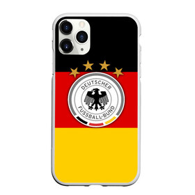 Чехол для iPhone 11 Pro матовый с принтом Сборная Германии флаг в Белгороде, Силикон |  | германия | европы | мира | чемпионат | чм