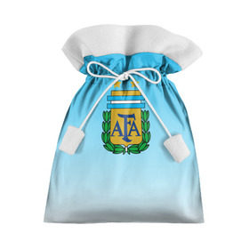 Подарочный 3D мешок с принтом Сборная Аргентина в Белгороде, 100% полиэстер | Размер: 29*39 см | сборная аргентина | футбол. | чемпионат мира