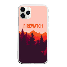 Чехол для iPhone 11 Pro матовый с принтом FIREWATCH в Белгороде, Силикон |  | art | campo santo | firewatch | game | горы | закат | игра | лес | пейзаж | пожарный дозор | солнце | холмы