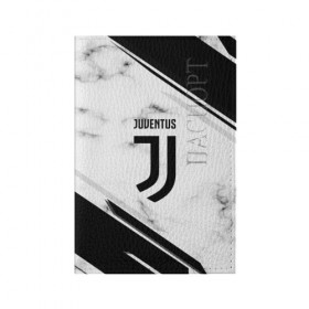 Обложка для паспорта матовая кожа с принтом Juventus 2018 в Белгороде, натуральная матовая кожа | размер 19,3 х 13,7 см; прозрачные пластиковые крепления | football | soccer | ювентус