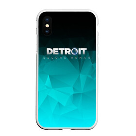 Чехол для iPhone XS Max матовый с принтом DETROIT BECOME HUMAN в Белгороде, Силикон | Область печати: задняя сторона чехла, без боковых панелей | connor | cyberlife | detroit become human | deviant | kara | markus | ps4 | rk800 |  detroit: become human | детроит | детроит: стать человеком | игры | кара | коннор | конор | кэра | маркус | пиратs | эксклюзив