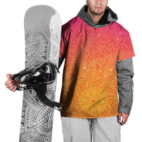 Накидка на куртку 3D с принтом Солнечные мандалы в Белгороде, 100% полиэстер |  | Тематика изображения на принте: 