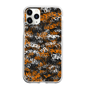 Чехол для iPhone 11 Pro Max матовый с принтом Jump da f#ck up! в Белгороде, Силикон |  | slipknot | soulfly | u rban | белый | графити | граффити | камуфляж | надпись | оранжевый | черный