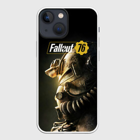 Чехол для iPhone 13 mini с принтом FALLOUT 76 | ФОЛЛАУТ 76 в Белгороде,  |  | fallout | fallout 76 | future | rpg | valt tec | war | wasteland | будущее | война | костюм | постапокалипсис | рпг | фалаут | фолаут | фоллаут | фолыч | ядерная пустошь