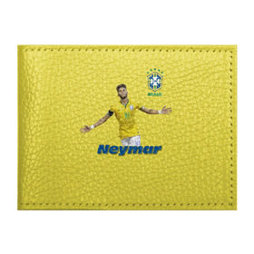 Обложка для студенческого билета с принтом Неймар в Белгороде, натуральная кожа | Размер: 11*8 см; Печать на всей внешней стороне | neymar | неймар | сборная бразилии | футбол