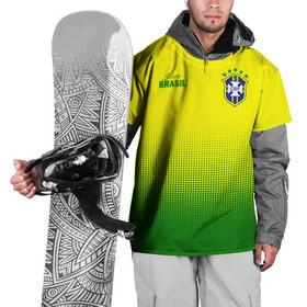Накидка на куртку 3D с принтом Сборная Бразилии в Белгороде, 100% полиэстер |  | brasil | brasilia | brazilia | braziliya | cfb | бразилия | сборная