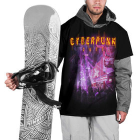 Накидка на куртку 3D с принтом Cyberpunk 2077 в Белгороде, 100% полиэстер |  | action | cyberpunk | projekt red | rpg | игра | кибер | мир | панк | средневековья | фэнтези